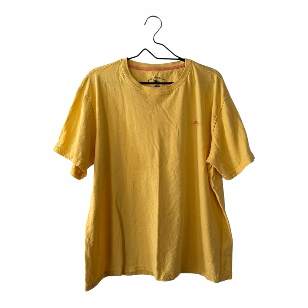Joe Marlin Unwind Yellow T Shirt Men’s Size XL Short Sleeves Tee
